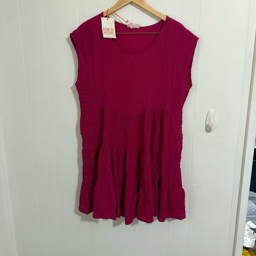 Knox Rose Women's Fuchsia Mini Dress